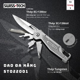 Dao đa năng cao cấp 13 trong 1 SWISS+TECH ST022001